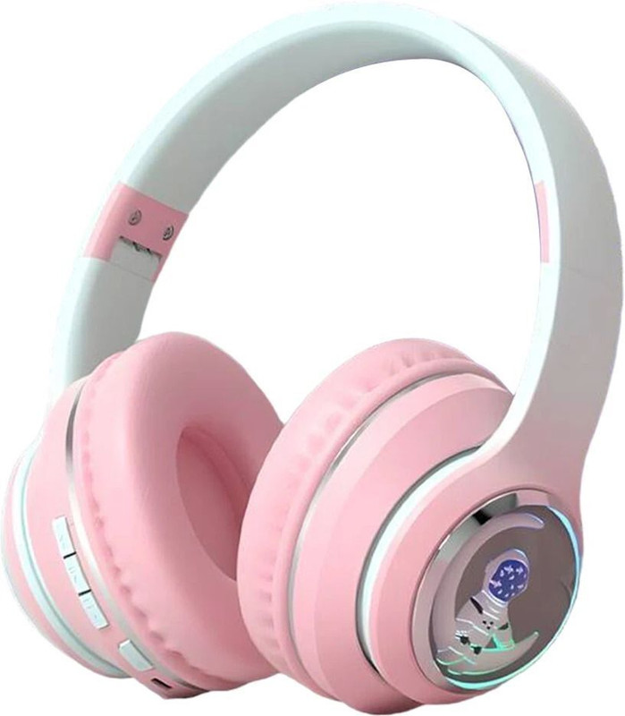 GameSir Astro Over-Ear Wireless Bluetooth Headphones | Noise Cancellation, 60H Battery Bluetooth(Pink, On the Ear)