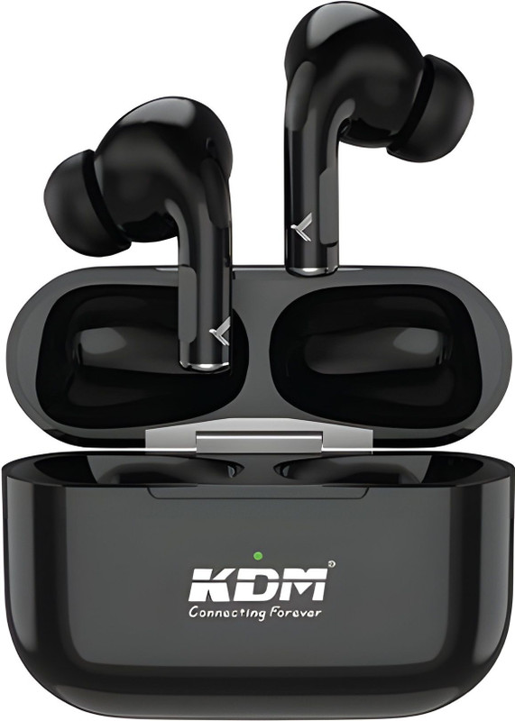 KDM A1 Hop Pods Wireless V5.4 Upto 36 HRS Music Time 300mAh Battery Bluetooth(Black, True Wireless)