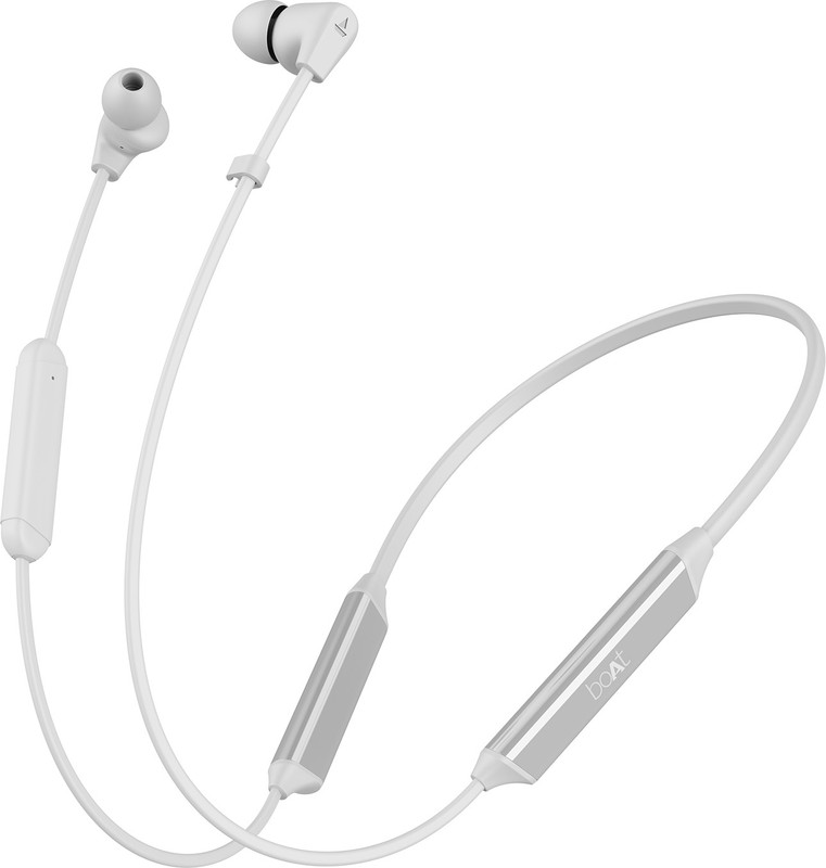 boAt Rockerz Trinity with 150 Hours Playback, Crystal Bionic Sound & ASAP Charge Bluetooth(Kutch White, In the Ear)