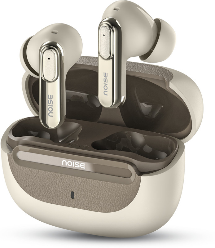 Noise Buds UNO, 40Hrs Playtime, Quad Mic with ENC, Premium Leather Accent, Dual Pair Bluetooth(Navy Grain, True Wireless)