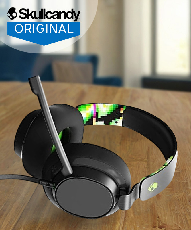 Skullcandy SLYR XBOX for PC, Playstation, PS4, PS5, Xbox, Nintendo Switch Wired Gaming(Green Digi-Hype, Over the Ear, On the Ear)