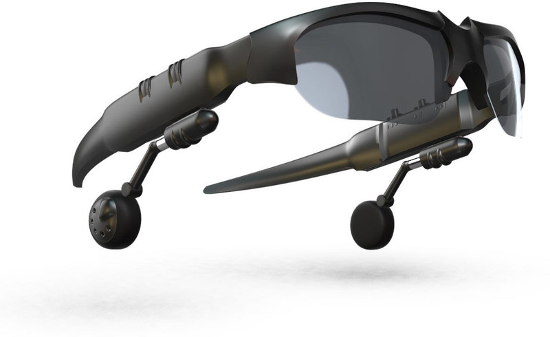 RECTITUDE High Quality Music Sport Sunglasses, Portable Wireless Best Riding(Black)