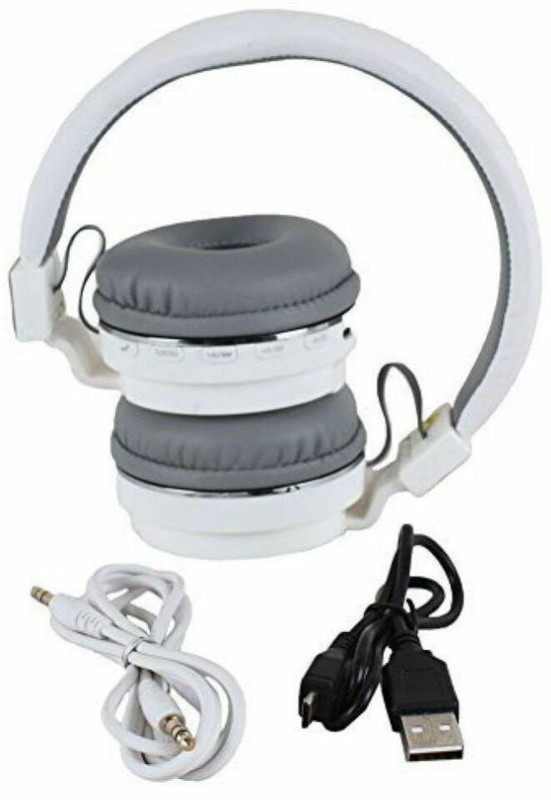 Worricow Headphone with Rich Bass Sound Support FM & SD Card Slot Bluetooth(Multicolor, On the Ear)