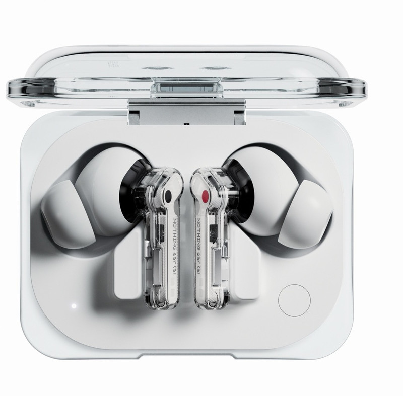 Nothing Ear (a) 2024 | ChatGPT Compatible | Hi-Res audio | LDAC Bluetooth(White, True Wireless)