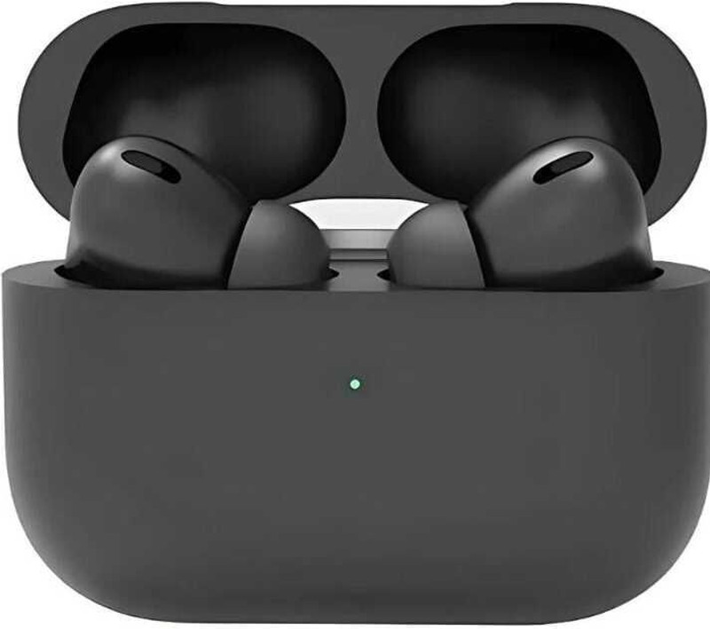 TECHIO Airpods Black Edition Pro TWS Heavy_14 Bluetooth(Black, In the Ear)