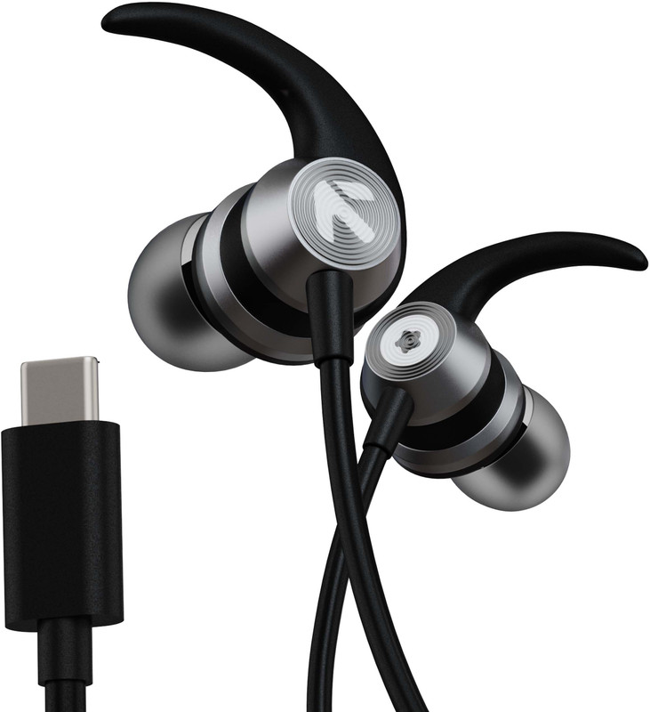 GOBOULT X1 Pro Wired Type-C Connector, Dynamic Drivers, In-line Control Wired Gaming(Black, In the Ear)