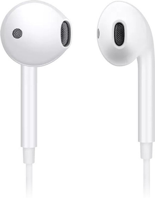 vivo XE160 Hi-Fi earphones with Half In-Ear Wired Gaming(White, In the Ear)
