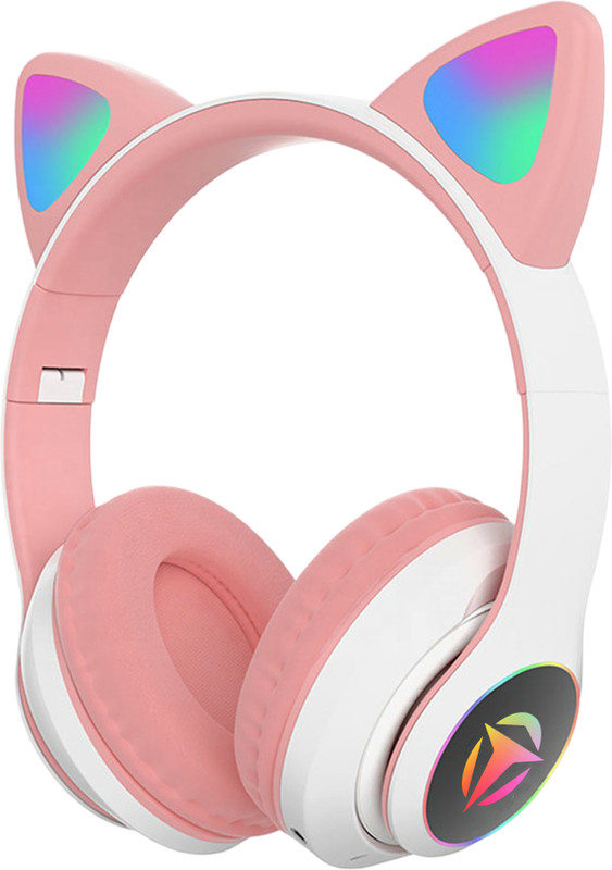 Wk Life 5.0 Kids (Pink) Bluetooth(Pink, On the Ear)