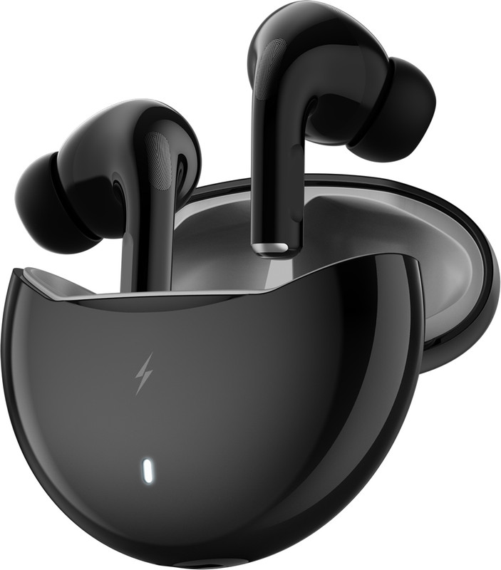 Fire-Boltt Aero TWS Earbuds, Custom EQ Profiles, 50H Battery, Quad Mic ENC, BT 5.4 13mm Bluetooth(Black, True Wireless)