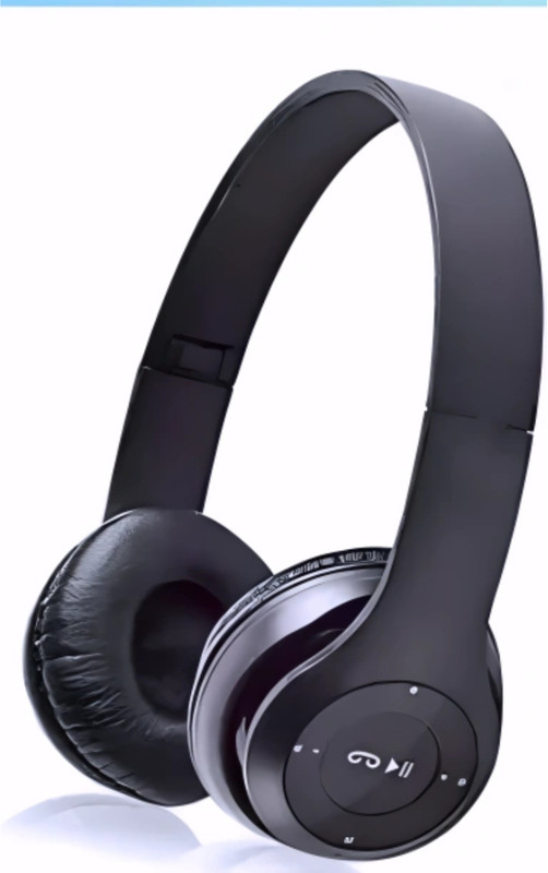 house of common Folding Headphones Bass Reactor Dynamic Driver_GS Bluetooth & Wired(Black, On the Ear)
