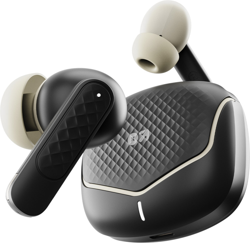 GOBOULT Z40 v2.0 70Hrs Battery Life, Legacy Continues, 4 Mic ENC, 45ms Low Latency, 5.4v Bluetooth(Opal Black, True Wireless)