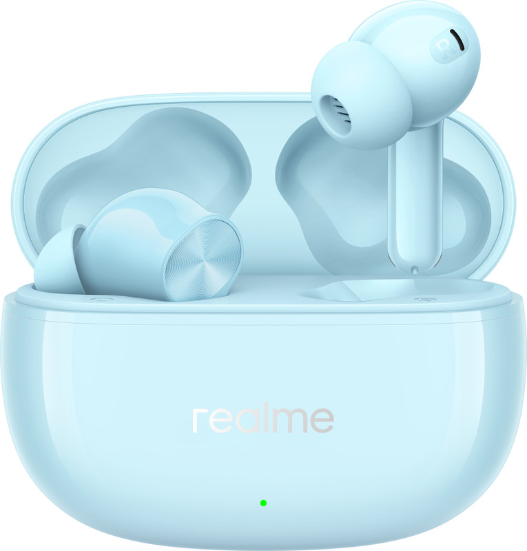 realme Buds T200x with 25dB ANC,12.4mm Dynamic Bass Drivers,48Hrs Playback, BT5.4, IP55 Bluetooth(Frost Blue, True Wireless)