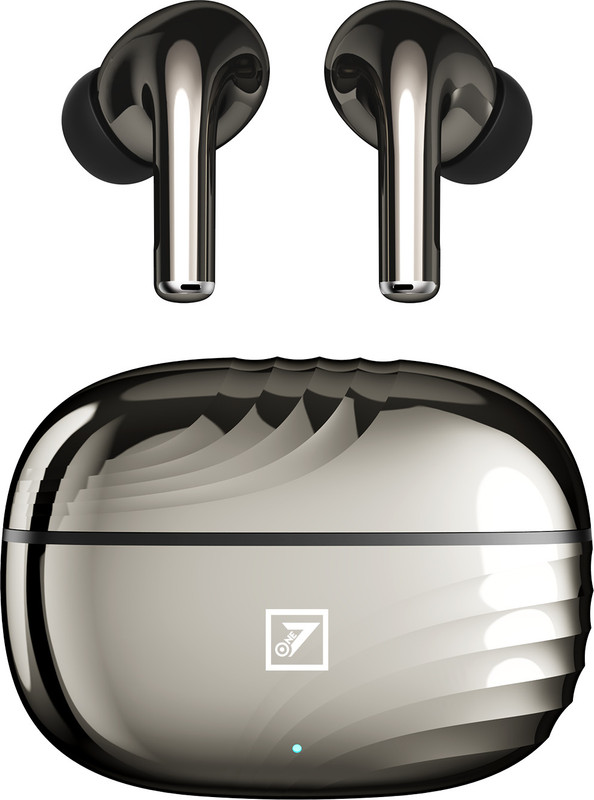 ONE 7 Wireless Bluetooth Earbuds 36H Playtime with Noise Reduction & Silicone Cover Bluetooth(Grey, True Wireless)