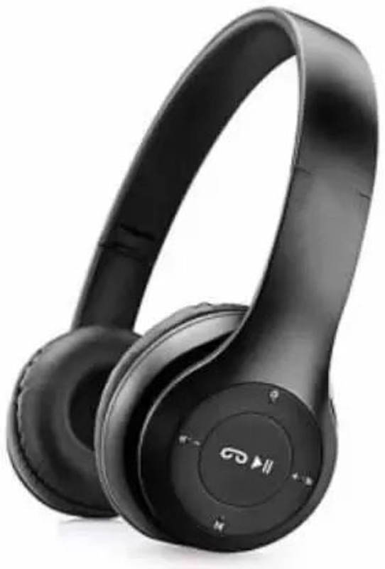 ANY KART Portable Bluetooth wireless Sports Headphone with Microphone Bluetooth(Black, On the Ear)