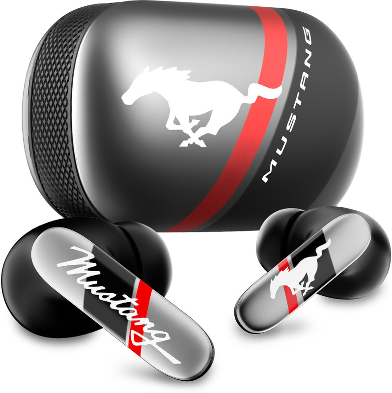 GOBOULT Mustang Dyno 60Hrs, Dual Pairing, App Support, 4 Mic ENC, 5.4v Bluetooth(Dyno Silver, True Wireless)