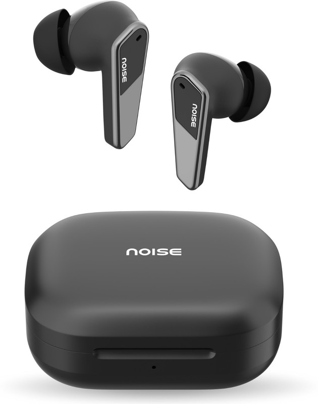Noise Buds N1 Pro with Metallic Finish, 30dB ANC, 60H Playtime and Instacharge,BT5.3 Bluetooth(Chrome Black, True Wireless)