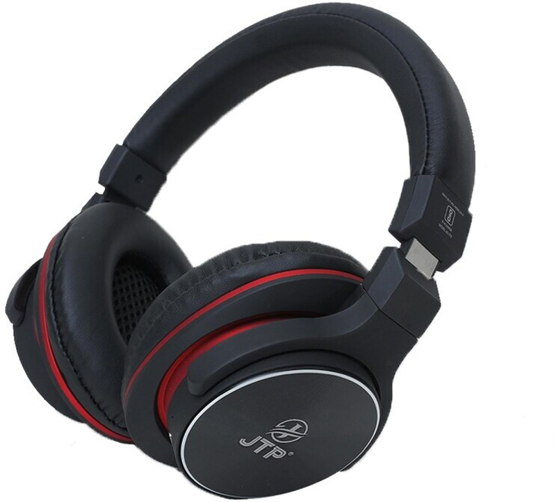 JTP Headphones Bluetooth & Wired(Black, On the Ear)