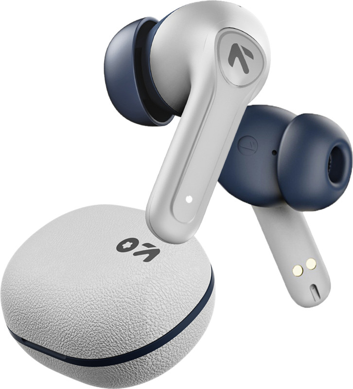 GOBOULT W10 55H Battery, 4 Mic ENC, Spatial Audio, Low Latency, 5.4v Bluetooth(Coral White, True Wireless)