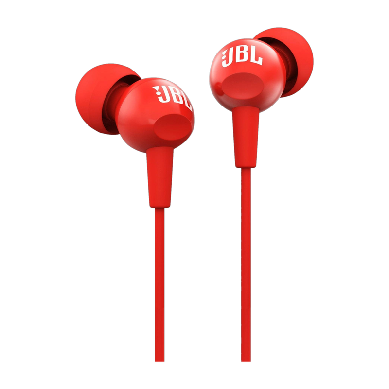 JBL C150SI with One Button Universal Remote Wired(Red, In the Ear)