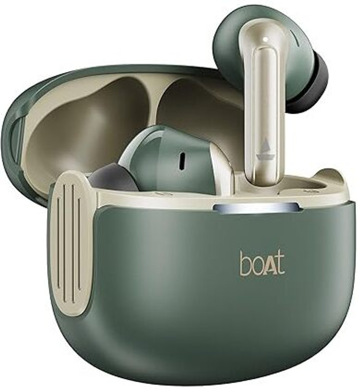 boAt Airdopes 219, 40H Battery, Free Music Streaming & Best in Segment for Calling Bluetooth(Forest Sage, True Wireless)
