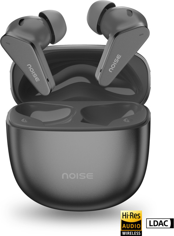 Noise Buds Vector with Hi-Res, LDAC, Quad Mic ENC,Instacharge, BTv5.3 with HyperSync Bluetooth(Midnight Blue, True Wireless)