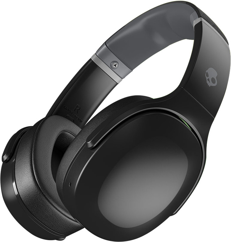 Skullcandy Crusher Evo 40mm drivers 40Hr Playtime+Rapid Charge,Adjustable Sensory Bass Bluetooth(True Black, Over the Ear, On the Ear)