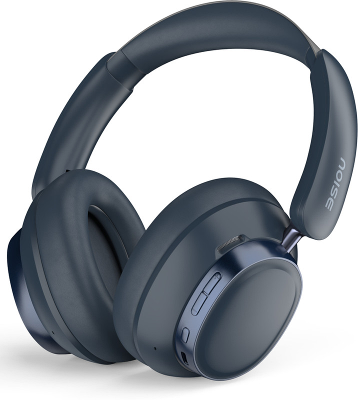 Noise Airwave Max 6 (2026 Launch) - Hi-Res LDAC Audio, Adaptive ANC 45dB, 120H Battery Bluetooth(Cobalt Blue, On the Ear)