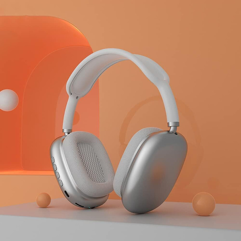 DAILYNEEDSENTERPRISES Wireless Bluetooth Headphones with Mic | WHITE-P9 Bluetooth without Mic(Pearl White, On the Ear)