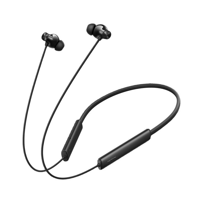 realme Buds Wireless 3 Neo with 13.4mm Driver, 32 hrs Playback, Dual Device Connection Bluetooth(Black, In the Ear)