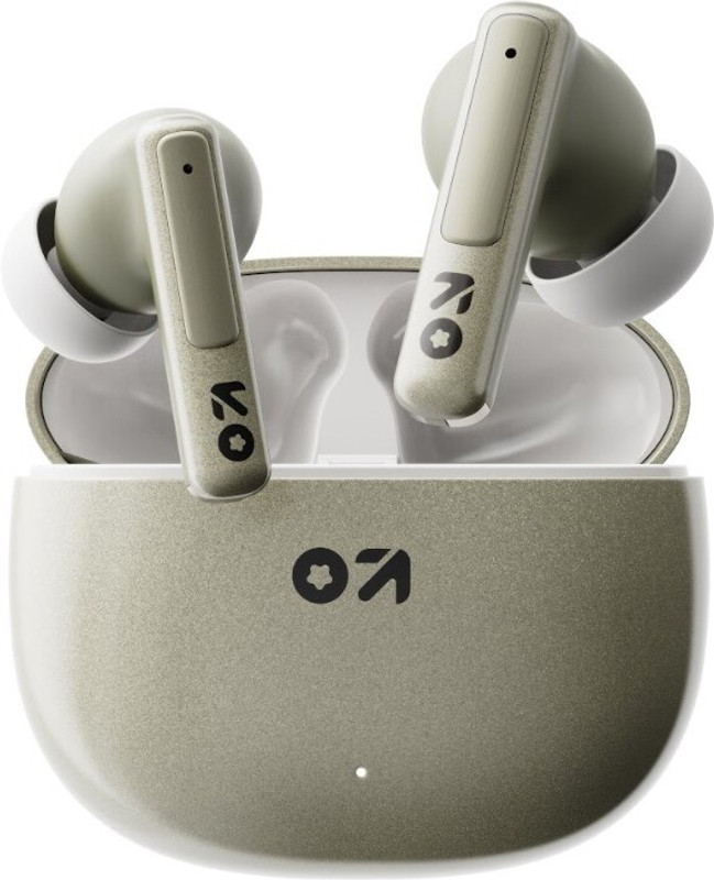 GOBOULT W60 with 60Hrs Battery Life, 4 Mic ENC, Pocket Friendly, Ultra Low Latency, 5.4v Bluetooth(Green, True Wireless)