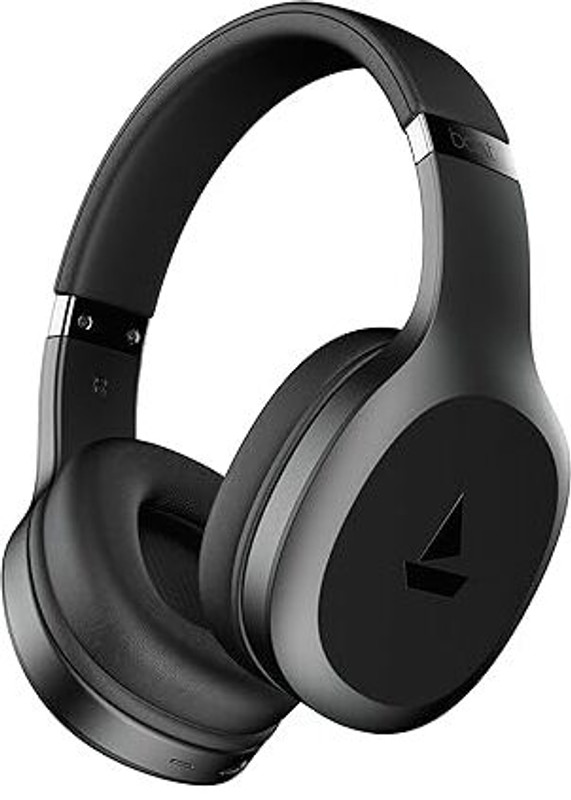 boAt Rockerz 412, 60H Battery,40ms Latency,ENx, Stream Ad Free Music via App Bluetooth(Active Black, On the Ear)