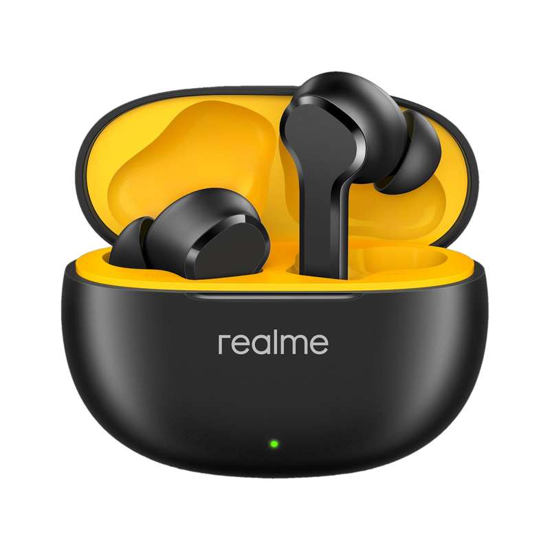 realme Buds T110 with AI ENC for calls, upto 38 hours of Playback and Fast Charging Bluetooth(Black, True Wireless)