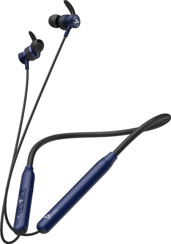 Syska PACE HE3500 with ENC, Fast Charging, Low Latency for Gamers, 25Hr Playback Bluetooth Headset