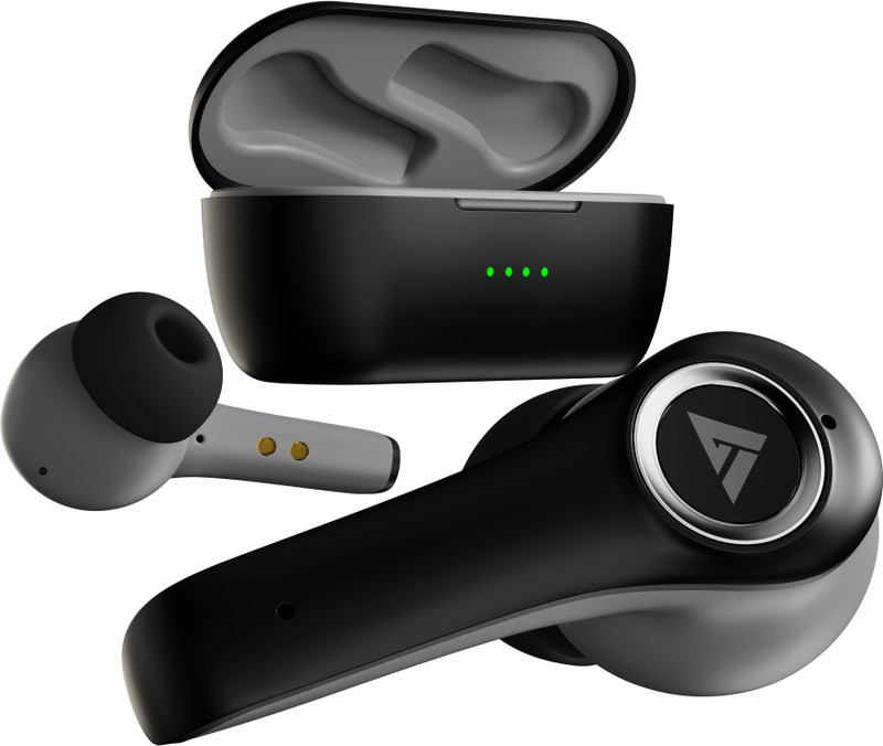GOBOULT (previously Boult) X50 with 40Hr Battery, Quad Mic ENC, 45ms Ultra Low Latency Bluetooth(Black, True Wireless)