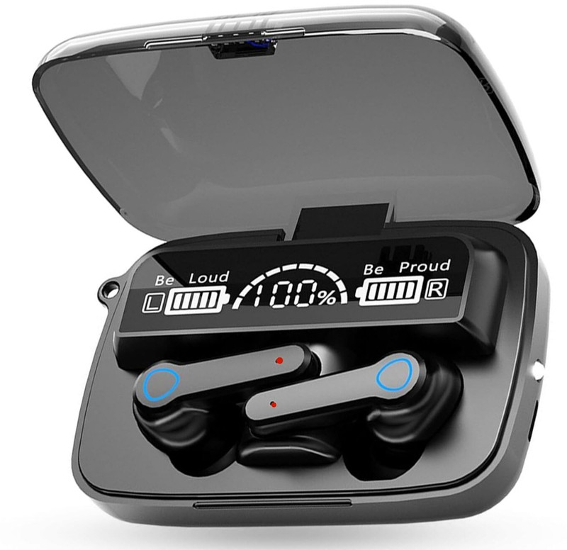 GWALBROS M19 Earbuds/TWS/Buds 5.1 Earbuds with 48H Playtime1/8.4 Bluetooth(Black, True Wireless)