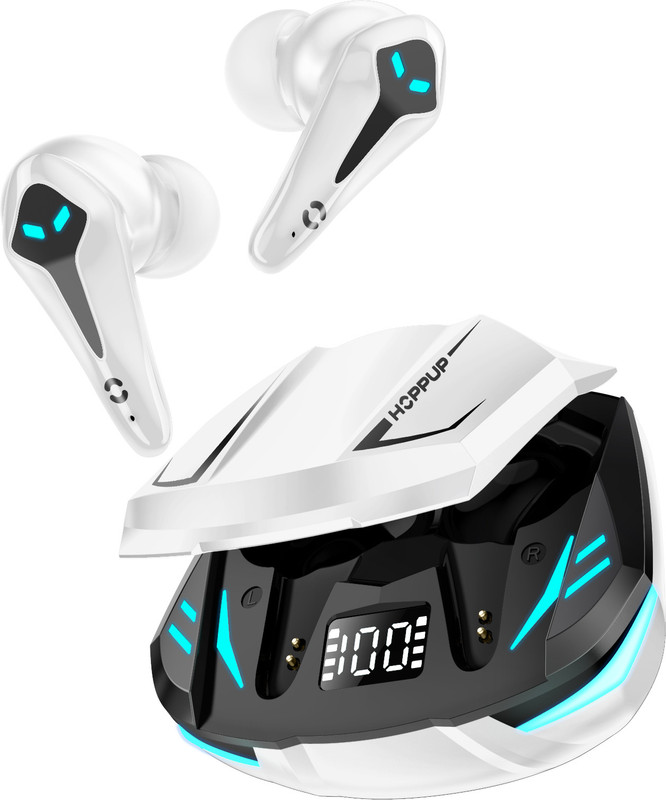 HOPPUP Predator Xo3 Gaming Earbuds with 35MS Bluetooth(White, True Wireless)