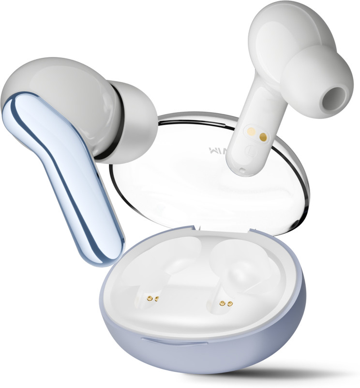 Mivi Duopods Infinity [New Launch], 3D Sound, 70 H, AI-ENC, Game Mode & Voice Assist Bluetooth(Frost Blue, True Wireless)