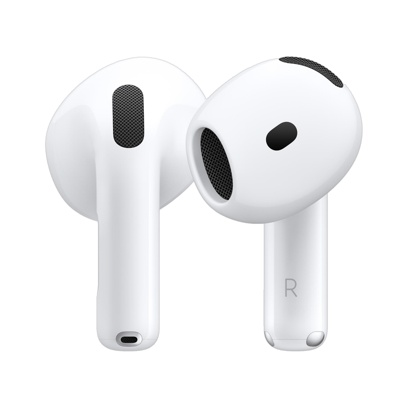 Apple AirPods 4 Wireless Earbuds, Personalised Spatial Audio,Sweat and Water Resistant Bluetooth(White, True Wireless)