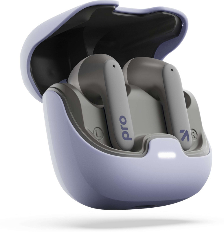 GOBOULT Z40 Pro with 100Hr, 4 Mic ENC, Scratch Proof, Rubber Grip, 5.3v Bluetooth(Lavender, True Wireless)