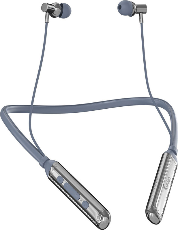 Caidea CNB100 Eager Upto 100 Hrs* Music,ENC,Voice Changer,Fast Charging Neckband Bluetooth(Chrome Black, In the Ear)