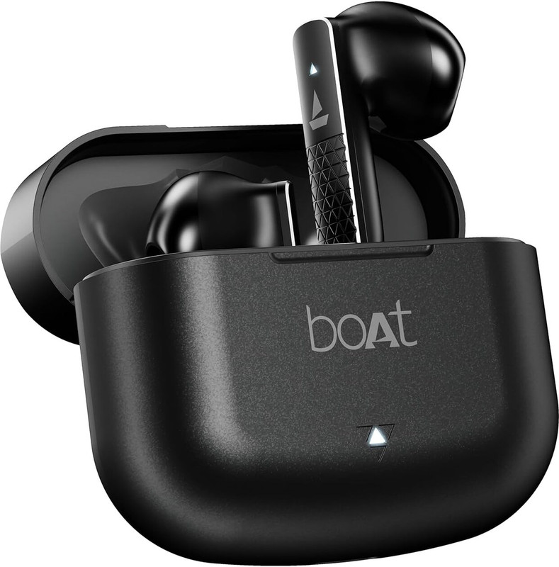 boAt Airdopes 91 Prime, 45H Battery, ENx, ASAP Charge, Stream Ad Free Music via App Bluetooth(Midnight Black, True Wireless)