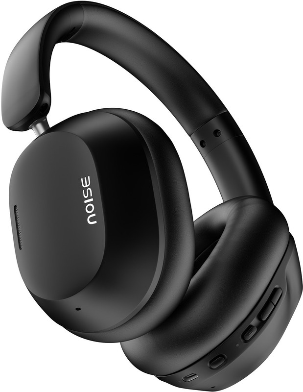 Noise Airwave Max 5 with 80Hr Playtime, HFA Tech, Adaptive ANC (50dB) & Dual Pairing Bluetooth(Carbon Black, On the Ear)
