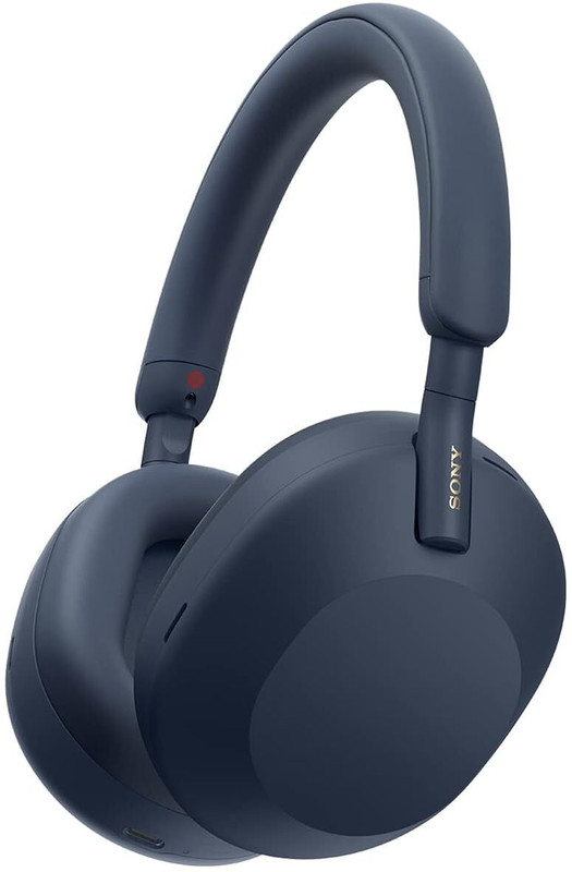SONY WH1000XM5/Blue Bluetooth & Wired(Mid Night Blue, On the Ear)