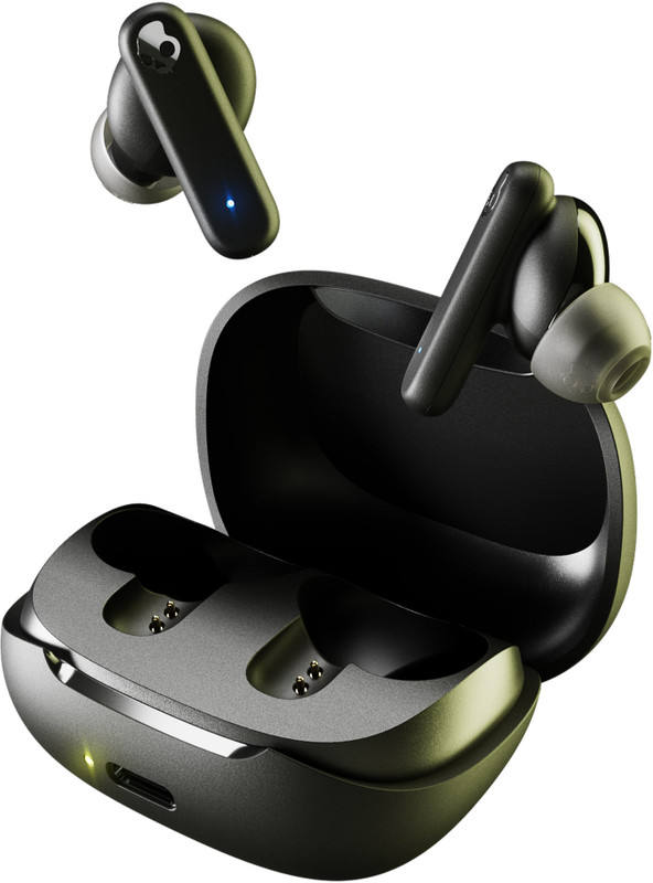 Skullcandy Smokin Buds TWS Earbuds 3 Preset EQmodes,20Hr Playtime+Rapid,Use Either BudSolo Bluetooth(Black, In the Ear)