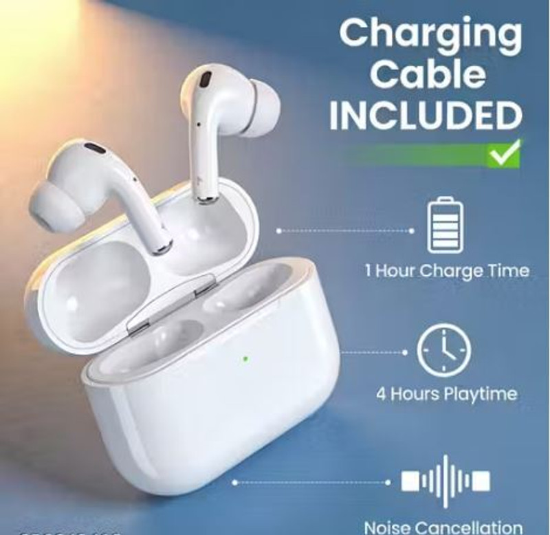 youth gallery WIRELESS TWS AIRPOD WHITE Earbud Bluetooth ANC-3 Bluetooth Earbuds AP10 Bluetooth(White, True Wireless)