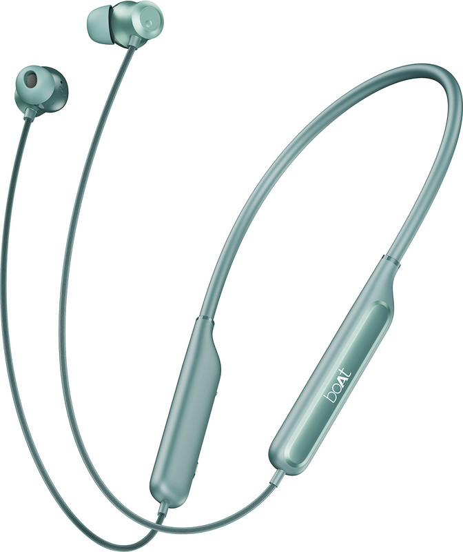 boAt Rockerz 210 ANC w/ 30dB Active Noise Cancellation, AI- ENx Tech & Spatial Audio Bluetooth(Powder Blue, In the Ear)