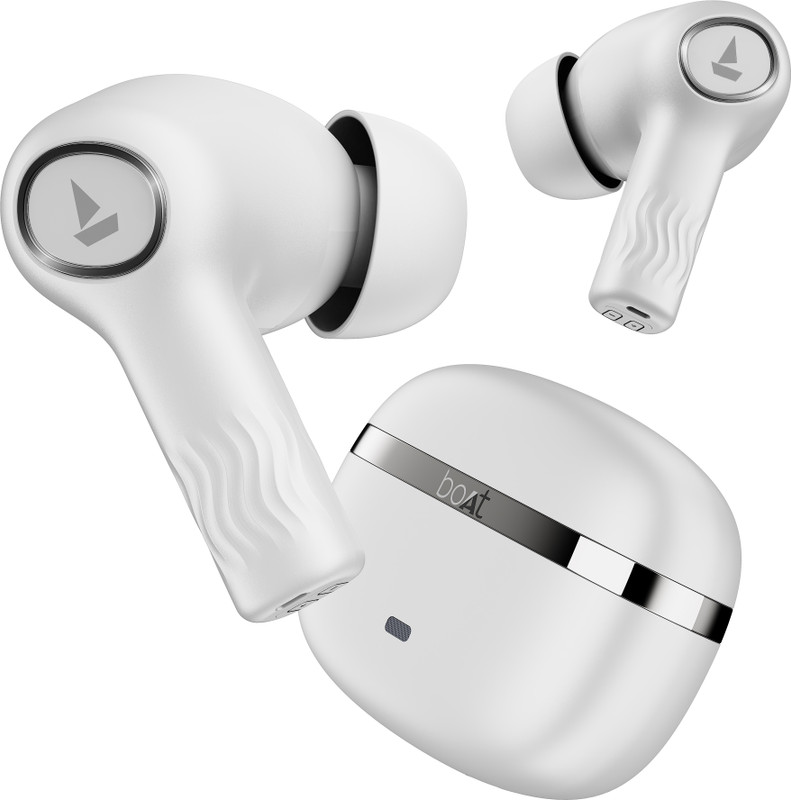 boAt Nirvana Ion with 120 Hours Playback & Crystal Bionic Sound by Hifi DSP 5 Bluetooth(Charcoal Black, True Wireless)