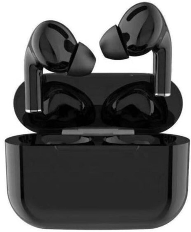 Xaavio Plastic Press Stud Headphone Case For AirPods Pro (2nd Generation) Bluetooth(Black, True Wireless)
