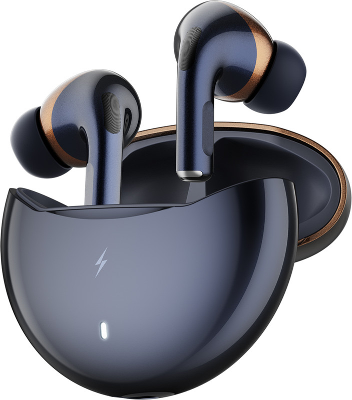 Fire-Boltt Aero TWS Earbuds, Custom EQ Profiles, 50H Battery, Quad Mic ENC, BT 5.4 13mm Bluetooth(Blue, True Wireless)