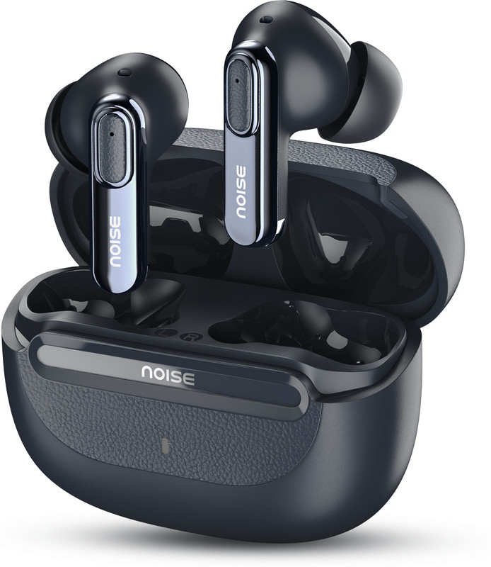 Noise Buds UNO, 40Hrs Playtime, Quad Mic with ENC, Premium Leather Accent, Dual Pair Bluetooth(Navy Grain, True Wireless)